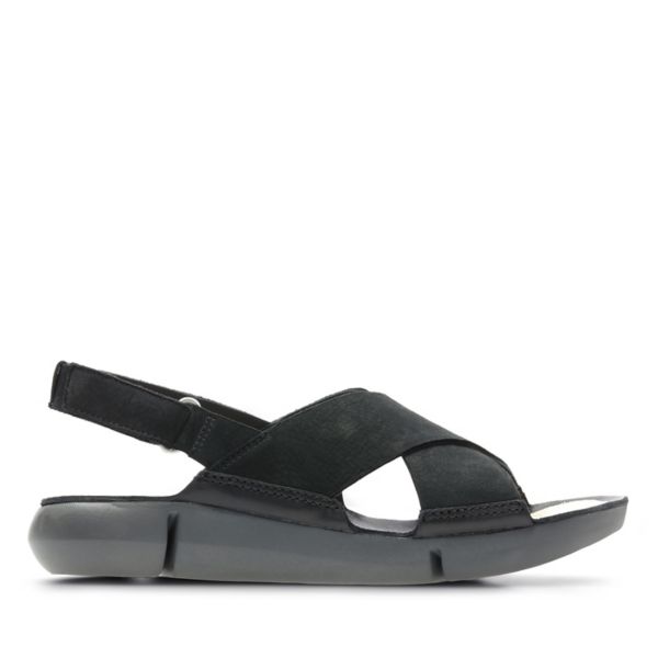 Clarks Womens Tri Chloe Sandals Black | CA-524698